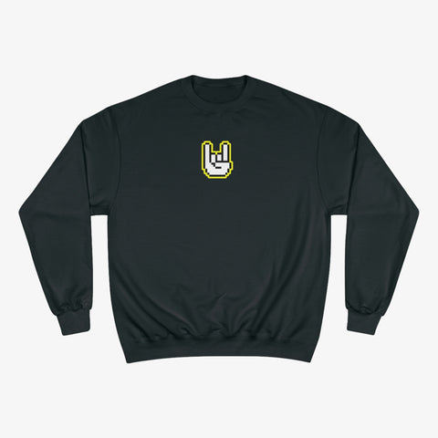 Sign of The Horns Cursor Sweatshirt