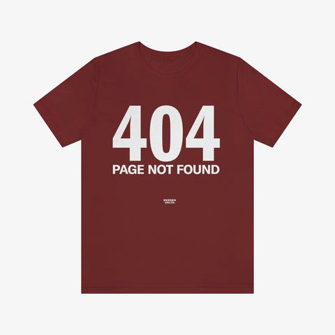 404 (Page Not Found) Tee Shirt