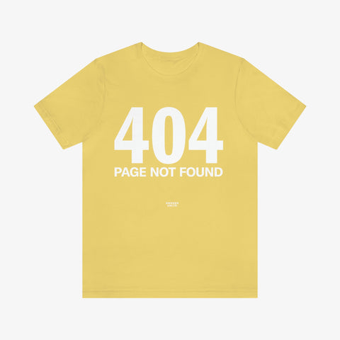 404 (Page Not Found) Tee Shirt