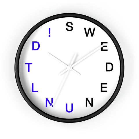SWEDEN UNLIMITED Wall clock