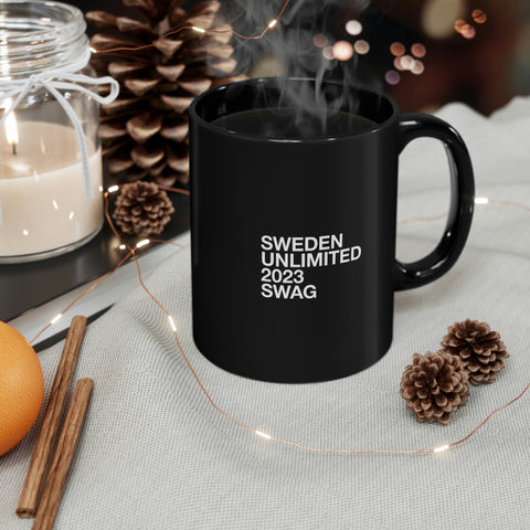 Sweden Unltd. Swag Mug 2023 Black, 11oz