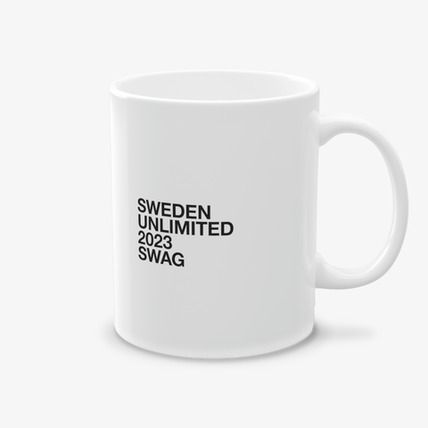 Sweden Unltd. Swag Mug 2023 White, 11oz