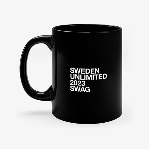 Sweden Unltd. Swag Mug 2023 Black, 11oz