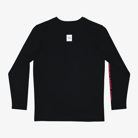 SWEDEN UNLIMITED SAYS REFRESH: Long Sleeve Red Text