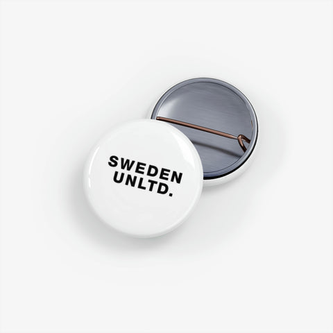 White Sweden Unlimited Badge